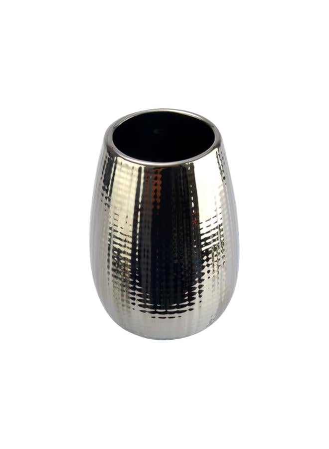Wenko Dakar Chrome Plated High Quality Bathroom Tumbler Silver 11.6 X 8.3Cm 22011100 - Image 1