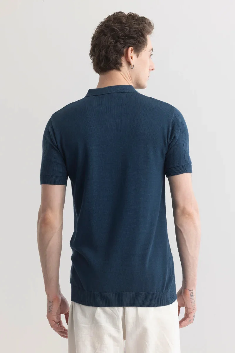 Snitch Navy Blue StitchSensei Navy Polo T-Shirt for Men | Best Price UAE