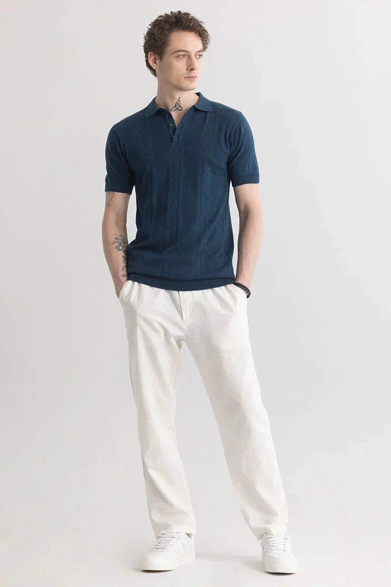 Snitch Navy Blue StitchSensei Navy Polo T-Shirt for Men | Best Price UAE