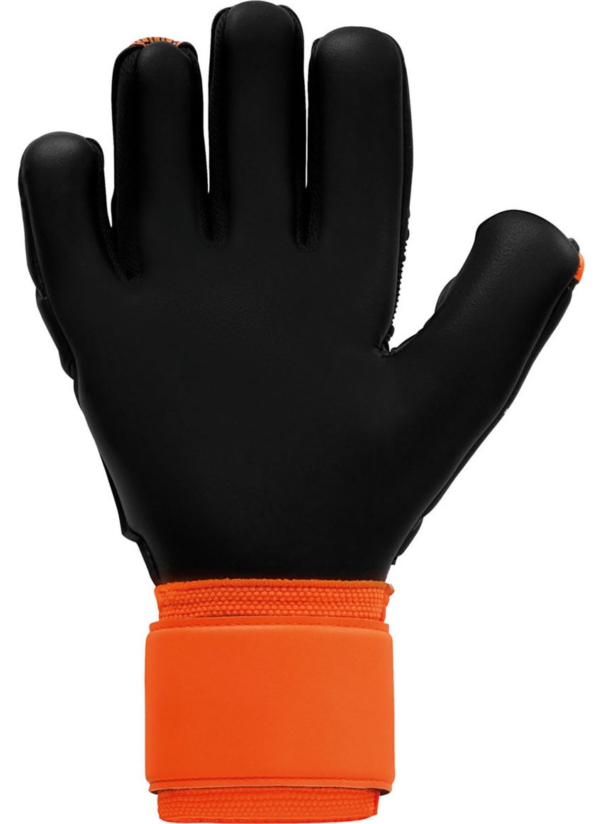 UHLSPORT - Super Resist+ Hn Unisex Orange Goalkeeper Gloves 101131601 - Image 1
