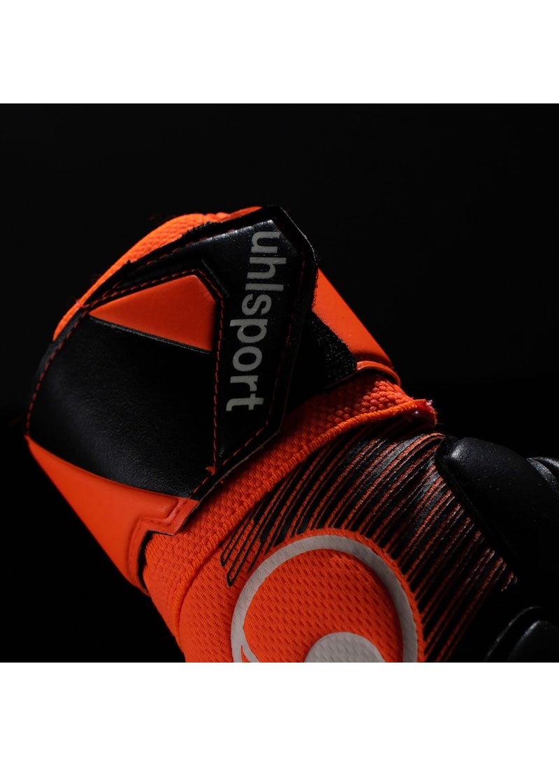 UHLSPORT - Super Resist+ Hn Unisex Orange Goalkeeper Gloves 101131601 - Image 1