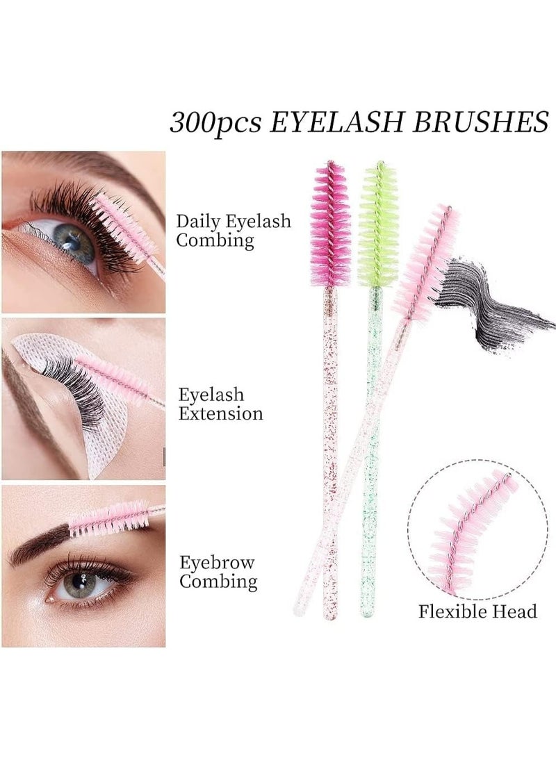 8  Mascara & Eyebrow Spoolie Wands – Brushes for Eyelash Extensions, Brow Grooming, and Professional Makeup Application - Image 3