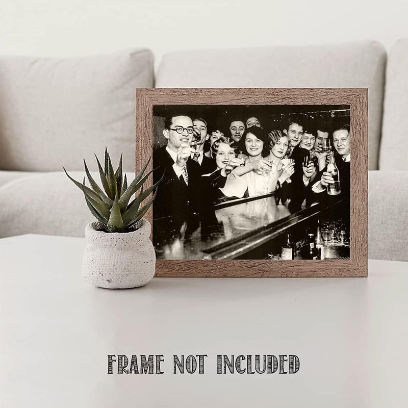 Lone Star Art هتاف نهاية الحظر - فن الجدار العتيقة - 11x14 الفن غير المؤلف من حظر الديكور الحظر المطبوع عتيقة - يجعل كهف رجل رائع وملصق ديكور بار أقل من 15 دولارًا - Image 2