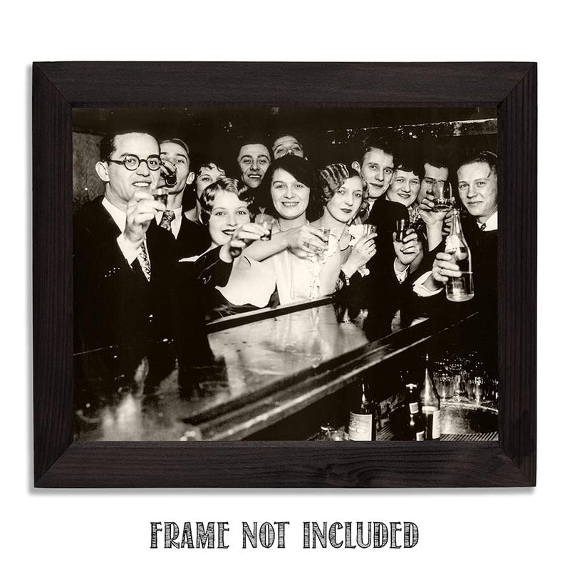 Lone Star Art هتاف نهاية الحظر - فن الجدار العتيقة - 11x14 الفن غير المؤلف من حظر الديكور الحظر المطبوع عتيقة - يجعل كهف رجل رائع وملصق ديكور بار أقل من 15 دولارًا - Image 5