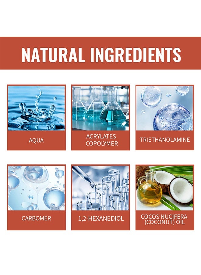 East Moon Styling And Care Hair Cream,Men's Hair Styling Wax, Strong Hold and Long-Lasting Shine, Natural Volume Cream for Medium to Long Hair, Moisturizing Hair Clay for Texture and Style (50g) - Image 5