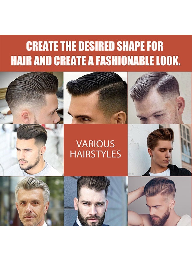 East Moon Styling And Care Hair Cream,Men's Hair Styling Wax, Strong Hold and Long-Lasting Shine, Natural Volume Cream for Medium to Long Hair, Moisturizing Hair Clay for Texture and Style (50g) - Image 4