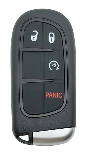 AYGUCEKE Replacement Key Fob Cover Case fit for 20132018 Dodge Ram 1500 2500 3500 Laramie Outdoorsman SLT SXT Pickup Truck Proximity Smart Keyless Entry Remote Key Fob Shell - Image 1