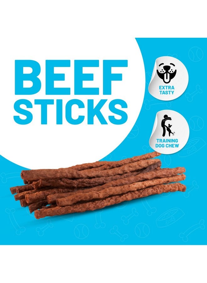 Sitka Farms Beef Sticks 10 Inch for Dogs - Crunchy Beef Munchy Sticks - Natural Beef Flavor Dog Treats - 30 Count - High Protein Snacks for Large Medium and Small Breeds - Image 2