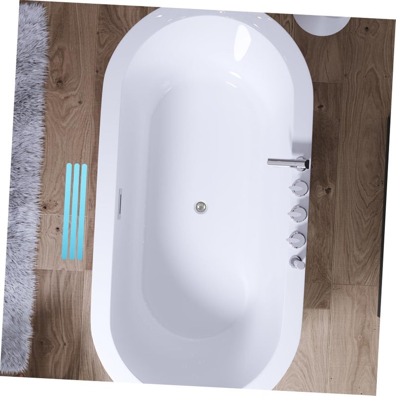 24Pcs Non Slip Adhesive Shower Strips For Bathtub Stairs Pool Water Resistant Easy Clean - Image 5