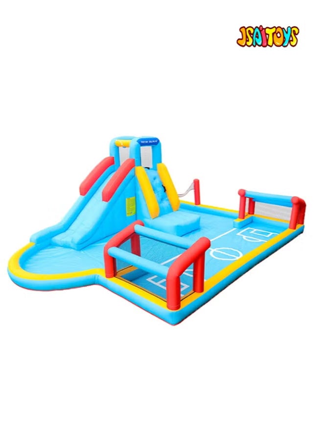 JSAITOYS Indoor PVC Inflatable Slide Climbing Bouncer for Kids' Party Pendulum Garden Park Water Slide for Home and Shopping Mall Use - Image 5