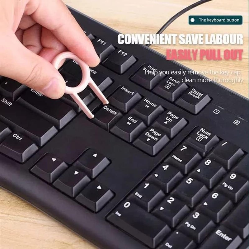 comfrt 7-in-1 Computer Keyboard Cleaner Brush Kit, Laptop Screen Keyboard Earbud Cleaner Kit,Keyboard Cleaner kit, - Image 3