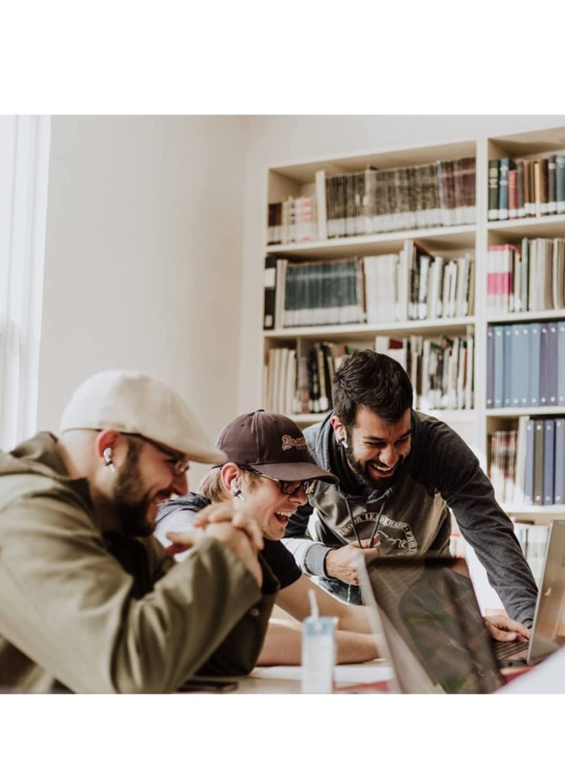 SYOSI Anti-Lost Ear Hook for AirPods 2 Pair, Anti-Slip Sports Clip, Earphones Accessories Compatible for 1/2/Pro Or Earpods/Earbuds Headphones for Running, Cycling (Transparent) - Image 3