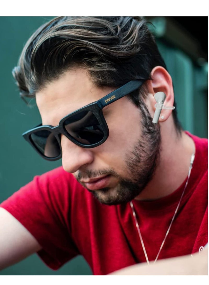 SYOSI Anti-Lost Ear Hook for AirPods 2 Pair, Anti-Slip Sports Clip, Earphones Accessories Compatible for 1/2/Pro Or Earpods/Earbuds Headphones for Running, Cycling (Transparent) - Image 4