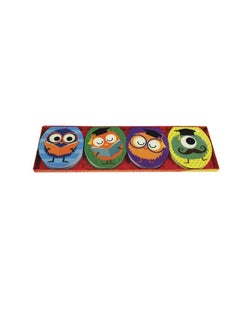 Pocket Note Set of 4 Mini Pads: School Monsters  - Image 2