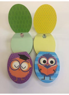 Pocket Note Set of 4 Mini Pads: School Monsters  - Image 1