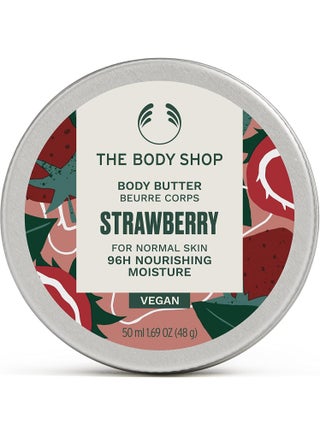 Strawberry Mini Gift Set – Shower Gel (60 Ml) And Body Butter (50 Ml) And Hand Cream (30 Ml) – Juicy Wild Strawberry Seed Oil Formula, Vegan Body Care Trio For Soft, Fresh Skin - view 4