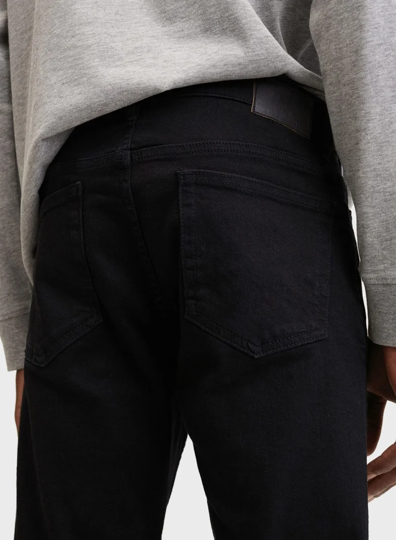 Mango Man Mid Wash Slim Fit Jeans