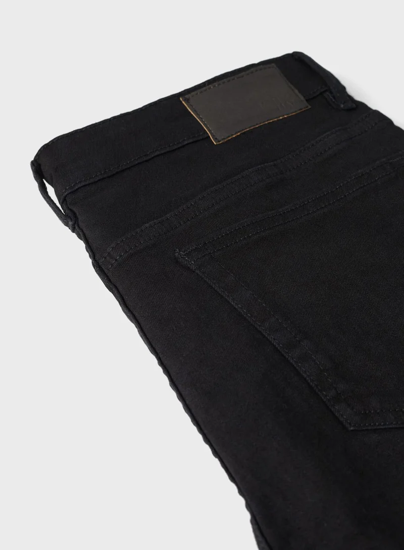 Mango Man Mid Wash Slim Fit Jeans