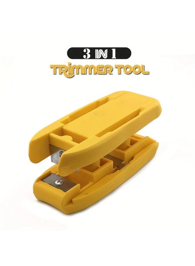 3 In 1 Manual Wood Edge Trimmer Tool For Precision Smoothing Edge Bending Corner Rounding - Image 1