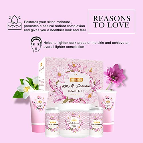 Richfeel Lily And Jasmine Bleach Kit-320gm - Image 2