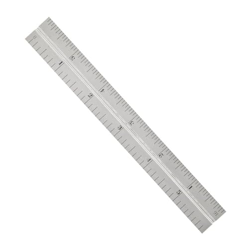 Starrett Blade Only for Combination Squares, Sets or Bevel Protractors - Ideal for Woodworking and Metalworking - 6" Length, Satin Chrome Finish, 4R Graduation - CB6-4R - Image 2