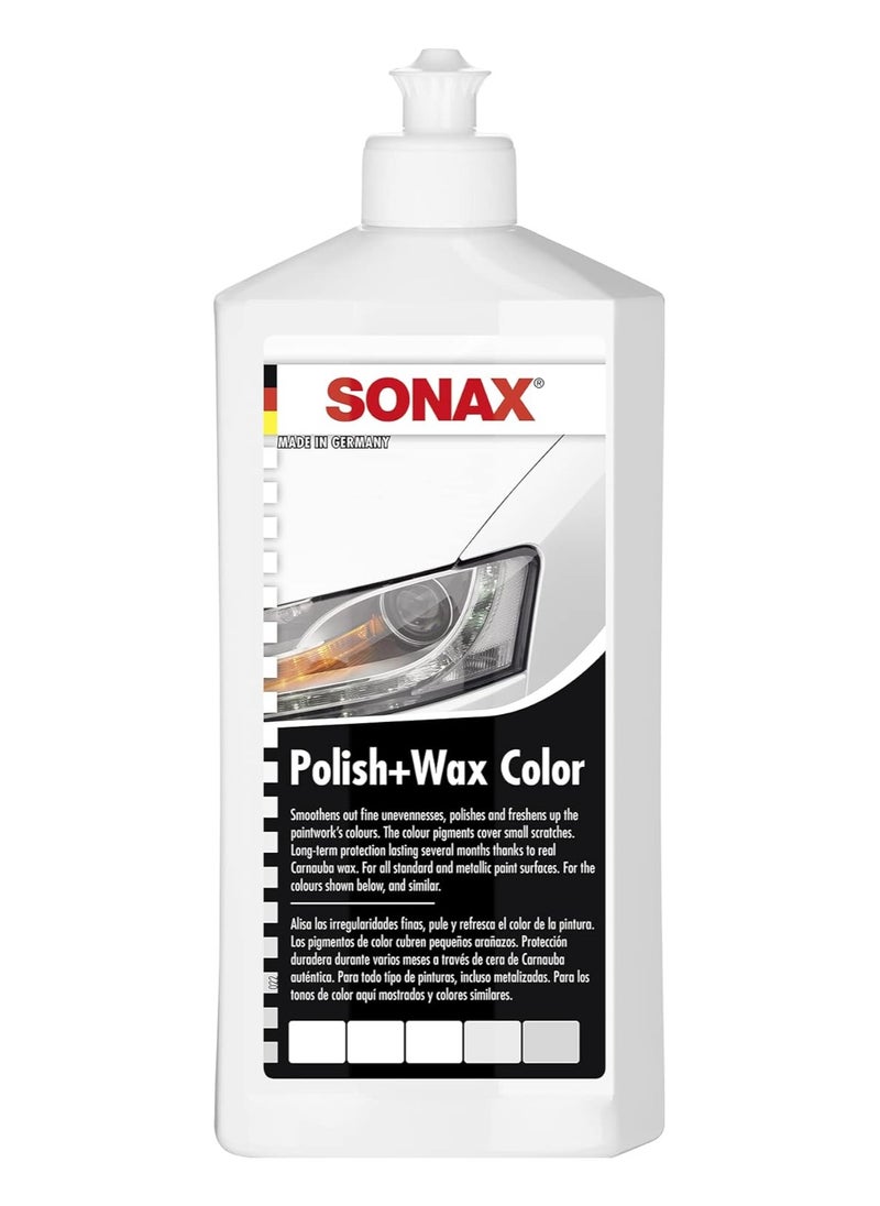 SONAX - Sonax Nano Pro Polish And Wax Color White - 500 ml - Image 1