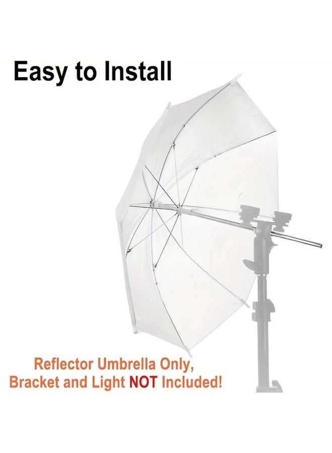 NEWKS 22.8 Inch Translucent Photography Reflector Umbrella Soft Light Diffuser For Studio Shooting 1pc - Image 4