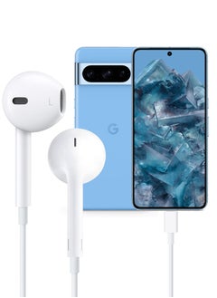 BOLICE USB C Headphones Compatiable with Google Pixel 8 Pro USB C In-Ear Headphones with Microphone Volume Control and Pure Sound White  - Image 1