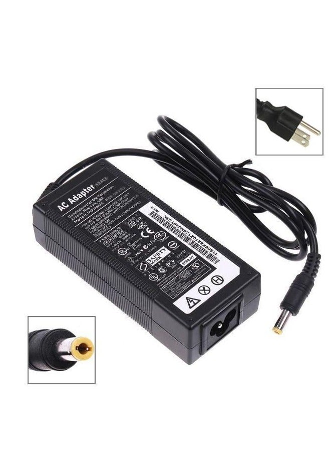 Terabyte US Plug AC Adapter 19V 4.74A 90W for Lenovo Notebook, Output Tips: 5.5 x 2.5mm - Image 1