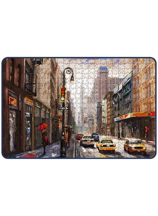 Webby The New York Street Painting Jigsaw Puzzle, 500 Pieces - Image 3