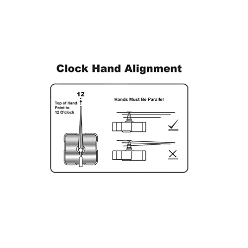 EPOXY Fusion Wall Clock Hands Big (18.5x14.5x12cm) – Wall Clock Needles Set, - Image 5