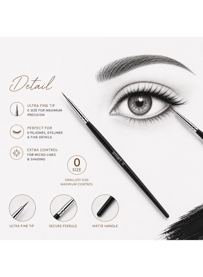 Smart ZERO Small Round Drawing Brush - Black - STK-706 - Image 2