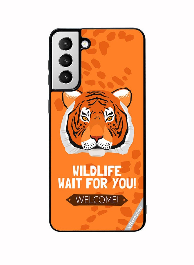 VR CREATIVE Protective Case Cover For Samsung Galaxy S22 Plus 5G Tiger For You Design Multicolour - Image 1