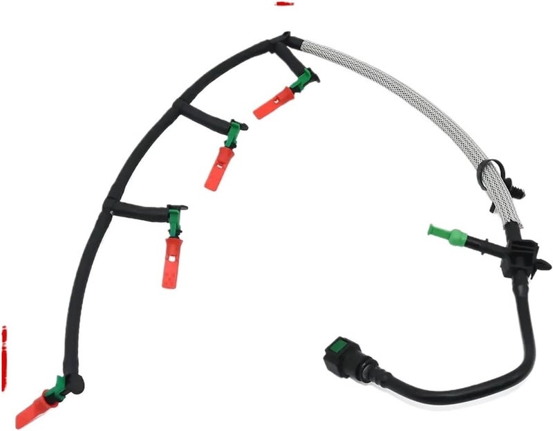 QASULER Fuel Leak Off Return Pipe Hose for Ford Transit