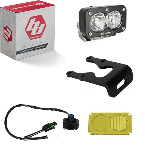 Baja Designs S2 Sport Headlight Kit for Sur-Ron Light Bee X and Talaria MX3/MX4 (Driving Combo; Clear) - Image 1