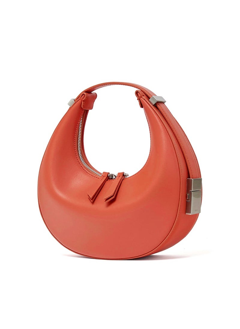 OS OI Mini Toni Bag Mini Leather Top Handle Handbag Shoulder Crossbody Bags  - Image 2
