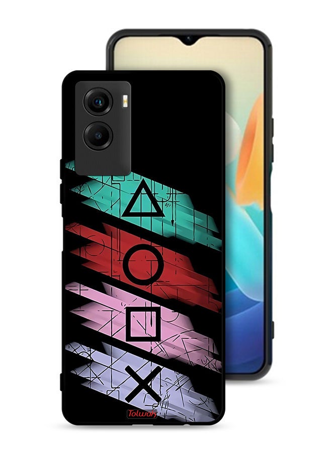 Tolwak Vivo Y55s 5G (2021) Protective Case Cover Squid Game Icons - Image 1