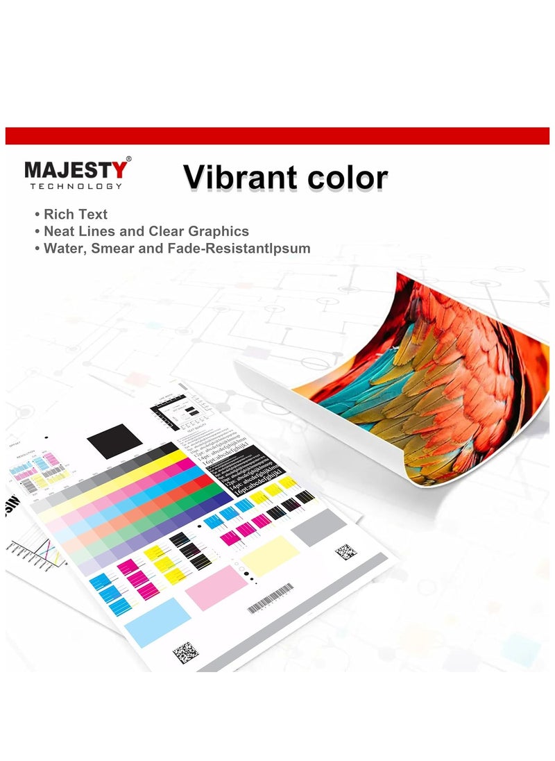 Majesty 207A W2210 W2211 W2212 W2213 Compatible with HP Color Laserjet Pro M255dw M255nw MFP M282nw MFP M283cdw MFP M283fdn MFP M283fdw Black Cyan Yellow Magenta Magenta  - Image 5