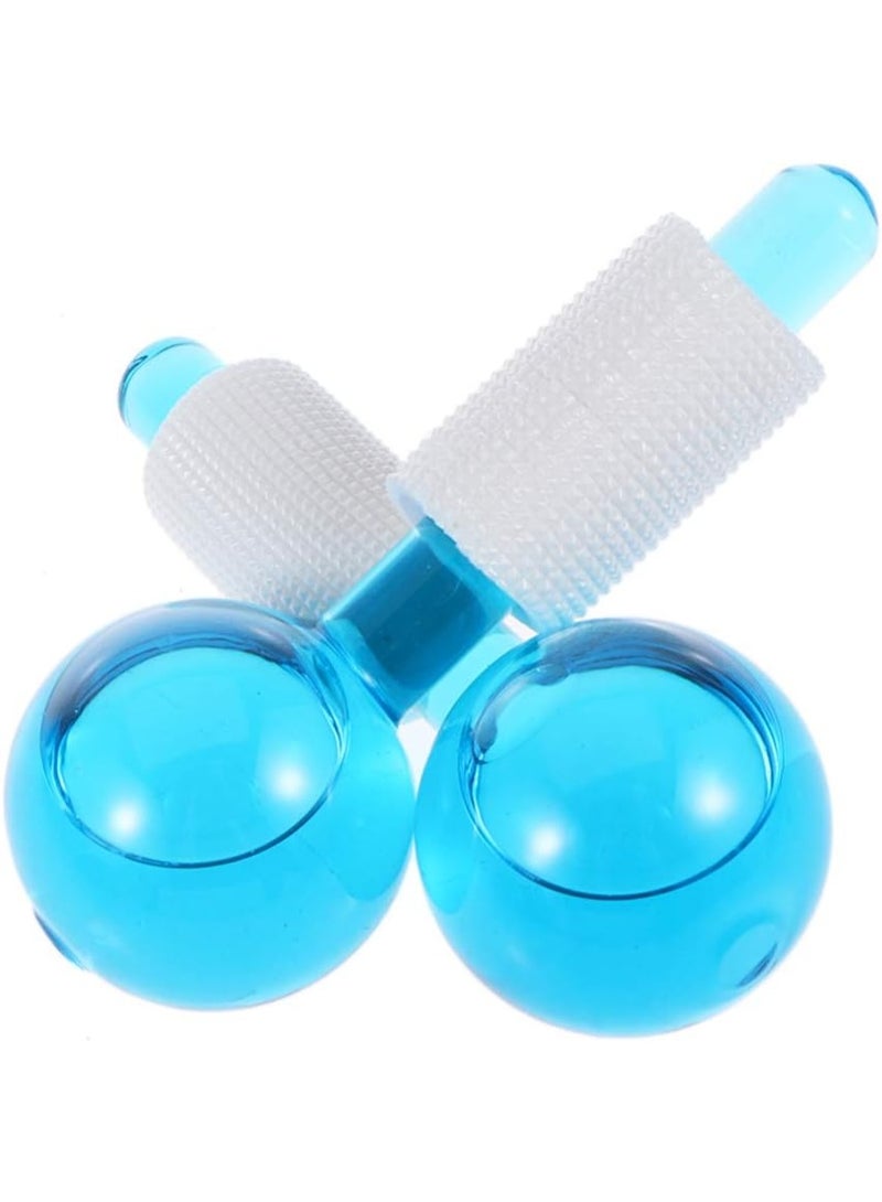 SUPVOX 2pcs Cool Roller Balls Magic Globes Ice Roller Cold Facial Massager for Redness Soothing Sinus ReliefV - Image 1