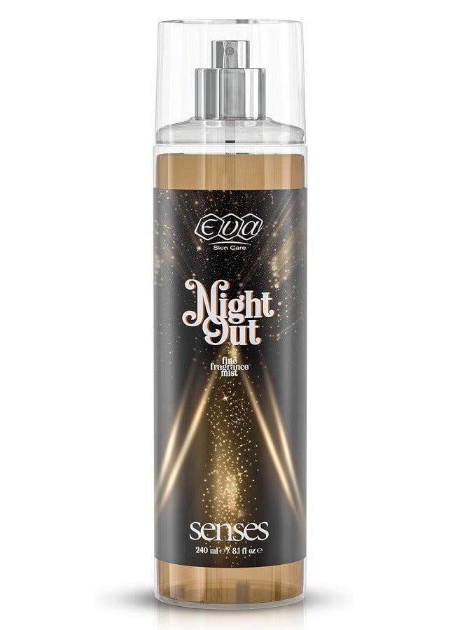 إيفا معطر جسم سكين كير سينسز الليلي 240 مل