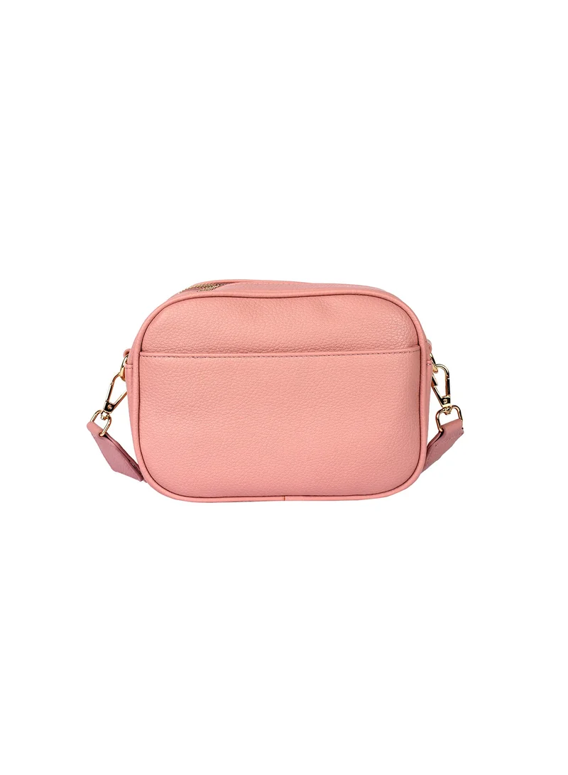 AMICA Rue Ladies Leather Women's Shoulder Crossbody Bag with Woven Strap