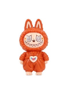 Generic Labubu Face-changing Doll Toy Keychain Pendant Face-changing Toy Creative Face-changing Children's Toy Doll-Color: Lala Cloth Cartoon Doll Keychain  - Image 1