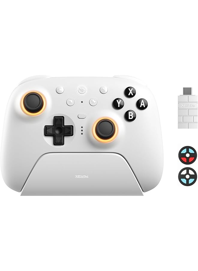 8Bitdo Ultimate 2 Bluetooth Controller With Tmr Joysticks For Switch Windows And Steam Deck Gaming Controller With Switchable Hall Effect/Tactile Triggers Rgb Fire Ring 8Speed Wireless Tech - Image 1