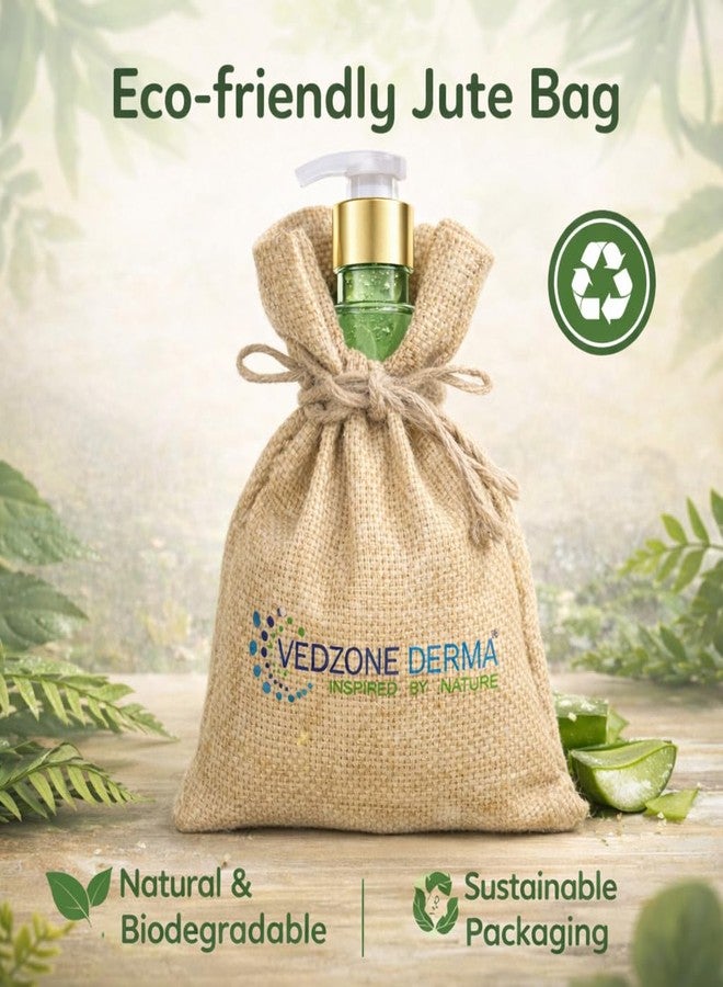 Vedzone Derma Aloe Vera Face Wash For Hydrating, Removes impurities and Blackheads & Whiteheads with Neem & Tulsi Extracts For Men and Women (Paraben and Sulfate Free); 200ml - Image 2