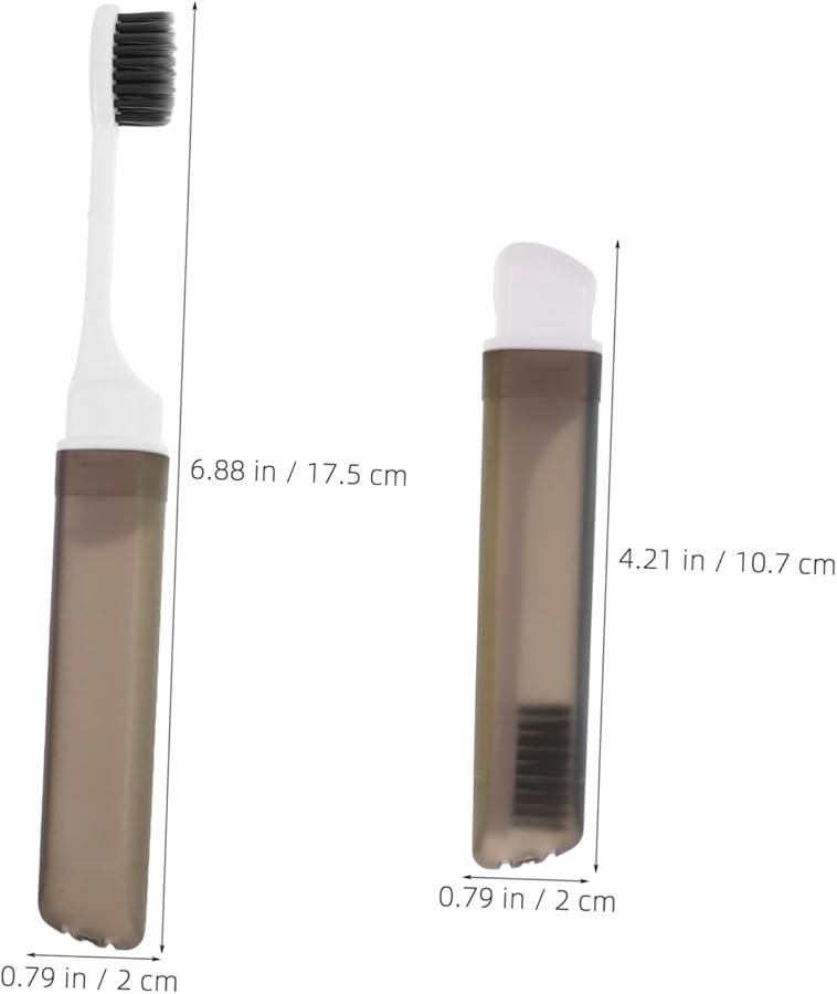 Foldable Travel Toothbrush Set 5 Pack Soft Bristles Portable For Hotel Camping - Image 3