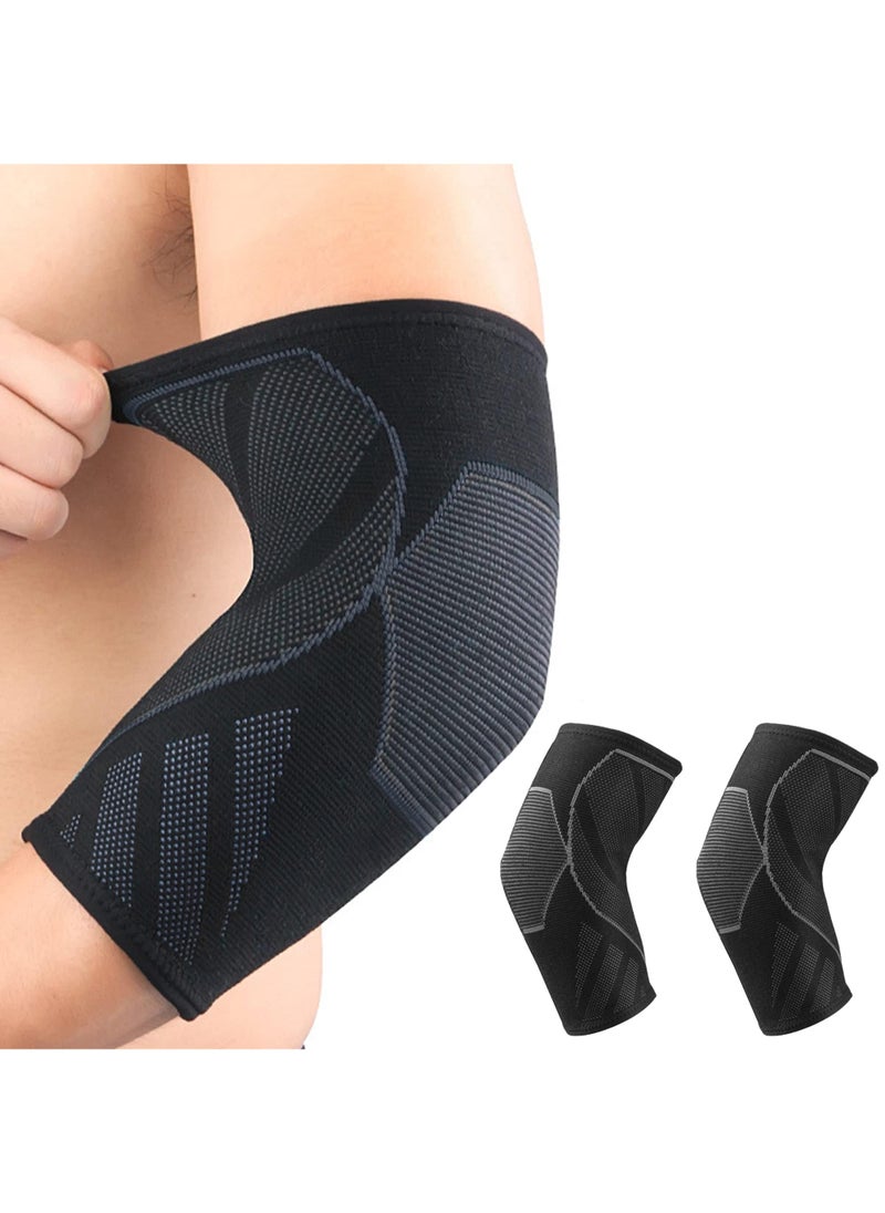 Sweet seven Elbow Compression Sleeves (1 Pair) - Tennis & Golfer Elbow Support for Men and Women, Tendonitis Relief, Weightlifting  - Image 1
