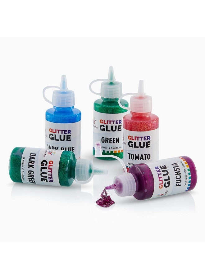 Positive Art Glitter Glue (Value Pack - 24 Colors) | Washable Glittery Art Glue | Essential Slime Supplies For Slime Making And Arts & Crafts Projects | Non-Toxic & Safe For Kids - Image 2