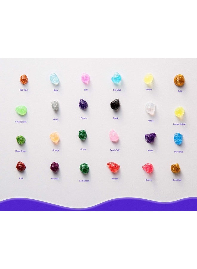 Positive Art Glitter Glue (Value Pack - 24 Colors) | Washable Glittery Art Glue | Essential Slime Supplies For Slime Making And Arts & Crafts Projects | Non-Toxic & Safe For Kids - Image 3