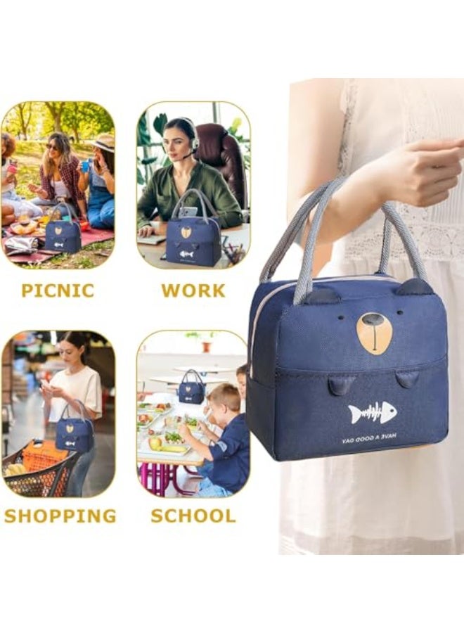 SYOSI Insulated Lunch Bags for Men & Women, Large Capacity Reusable Leak-Proof Bento Bag, Convenient Multipurpose Lunch Box Tote for Work, Picnic, and Travel - Image 5