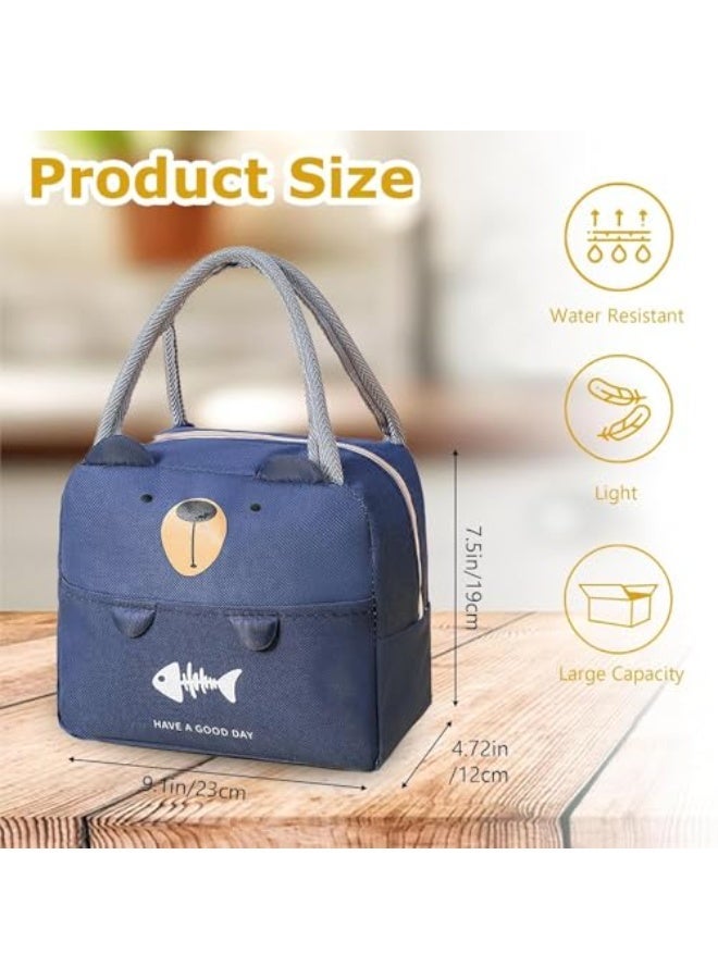 SYOSI Insulated Lunch Bags for Men & Women, Large Capacity Reusable Leak-Proof Bento Bag, Convenient Multipurpose Lunch Box Tote for Work, Picnic, and Travel - Image 2